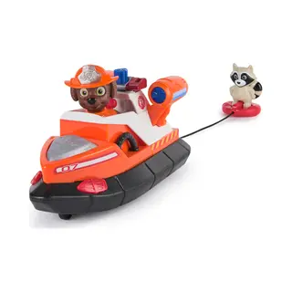 Spin Master Paw Patrol Fire Rescue: Zuma Rescue Fire Boat with Action Figure, Launching Lifesaver, Raccoon & Toy Boat, Kids Toys for Boys & Girls Ages 3 and Up