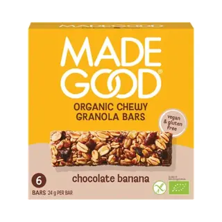 MadeGood Granola Repen Chocolade Banaan 6 Stuks