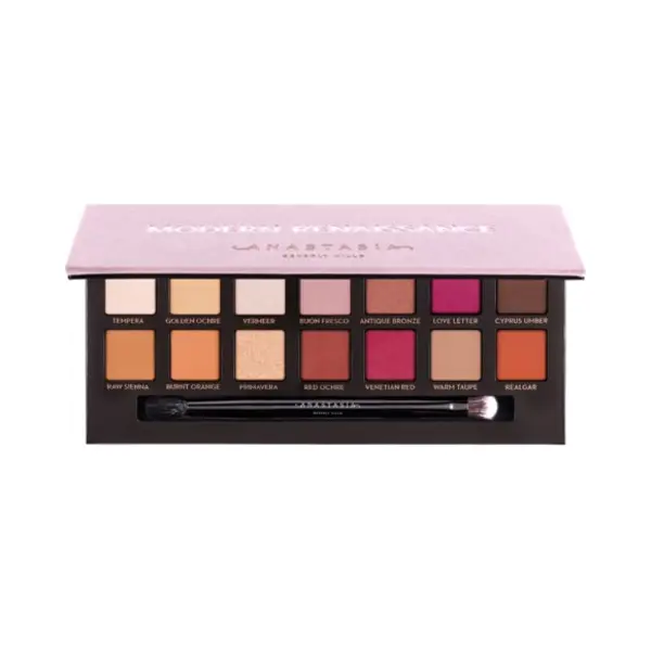 Anastasia Beverly Hills, Oogschaduw, Moderne Renaissance (Buon Fresco, Realgar, Ruwe Sienna, Rood Oker, Vermeer, Cyprus Omber, Warm Taupe, Gouden thumbnail
