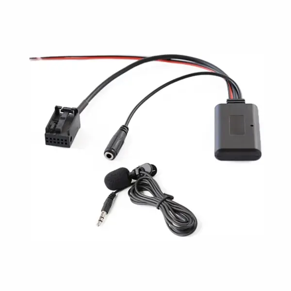 Auto Aux Bluetooth Audio Kabel + Mic Voor Ford Fiesta/Focus/S-Max thumbnail