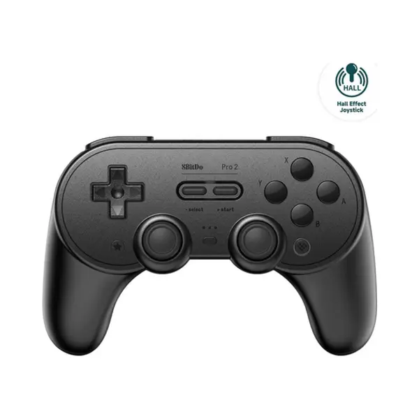 8Bitdo Pro 2 Bluetooth Schwarz Bluetooth/Usb Gamepad Analog / Digital Android, Nintendo Switch, Nintendo Switch 2, Pc thumbnail