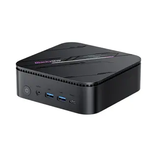 Blackview MP100 Pro Mini Pc - 16GB DDR4 - 512GB M.2 Ssd - Intel I3-1215U - 4K Hd Hdmi - Wifi 6.0 - Windows 11 Pro - Gigabit Ethernet - Zwart