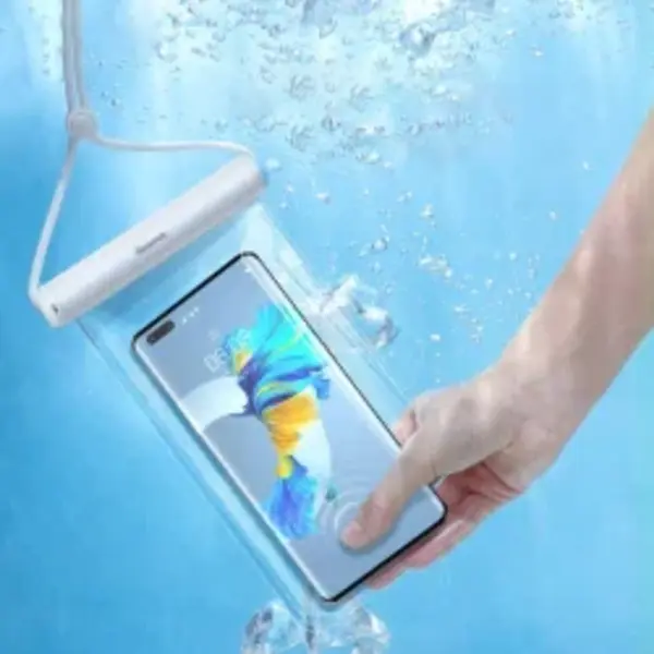 Baseus IPX8 Waterdicht Smartphonehoesje Telefoons Tot 7.2 Inch Wit thumbnail