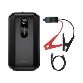 Baseus Super Energy Luchtserie (10000 mAh, 12 W, 37 Wh), Powerbank, Zwart