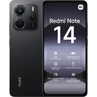 Xiaomi Redmi Note 14 6 Gb 128 Gb 5500 mAh Zwart