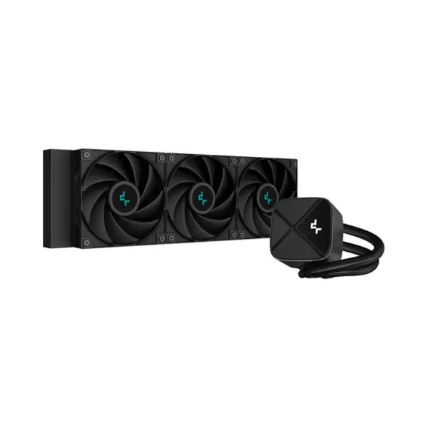DeepCool LS720S Zero Dark Processor Alles-in-één vloeistofkoeler 12 cm Zwart 1 stuk(s) thumbnail