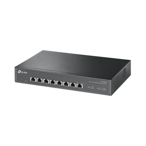 Tp-Link Tl-SX1008 netwerk-switch Unmanaged 10G Ethernet (100/1000/10000) 1U Zwart thumbnail