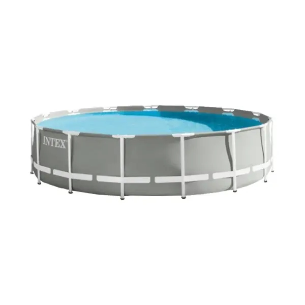 Intex 26726GN Aufstellpool Gerahmter Pool Rund 16805 l Blau, Grau thumbnail