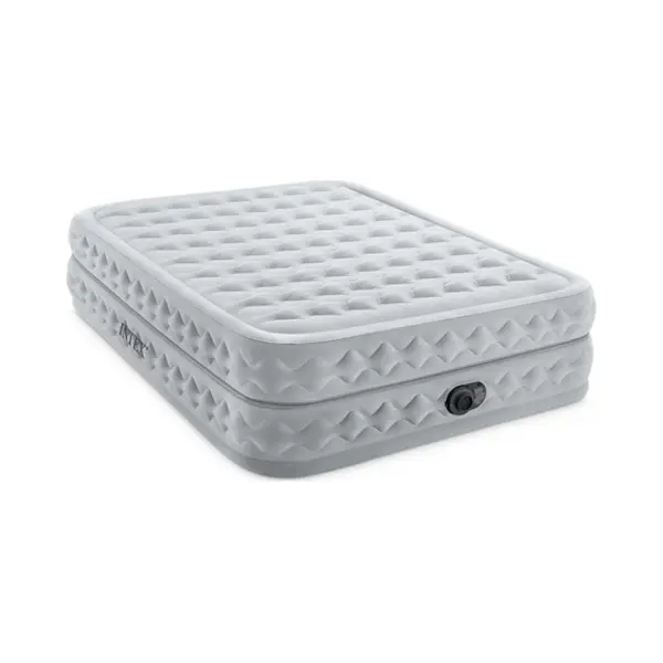 Intex DuraBeam Supreme Air-Flow Tweepersoonsmatras Licht Grijs Unisex thumbnail