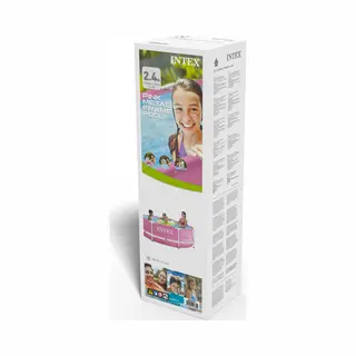 Intex Roze - Metal Frame Zwembad - 244x76cm - Rond
