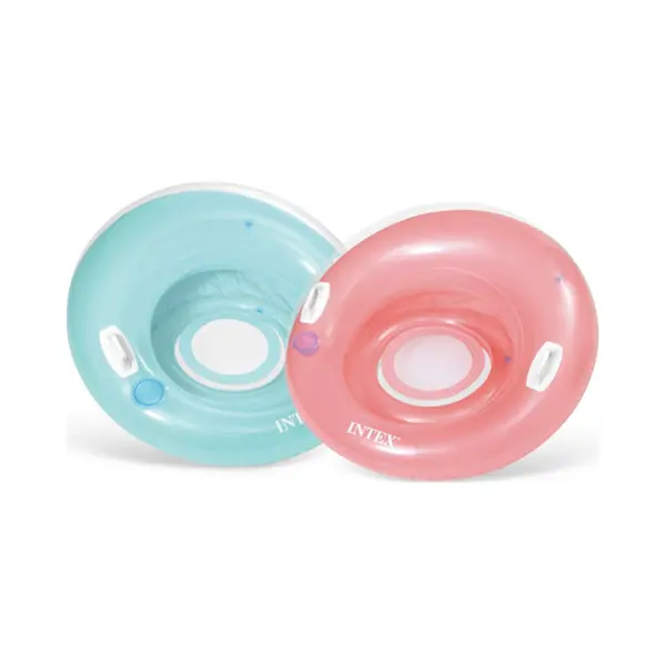 Intex 58883EU drijflichaam voor zwembad & strand Blauw, Roze Monochromatisch Vinyl Drijvende lounge stoel thumbnail