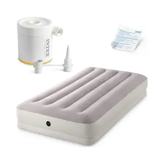 Intex Luftbett Dura-Beam Prestige Mid-rise Mit USB150 Pumpe