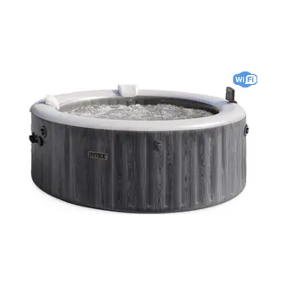 Intex Whirlpool Greywood Deluxe, (Set, 10-tlg), 145 Cm Durchmesser