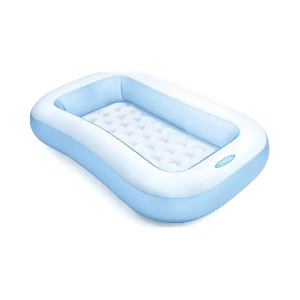 Intex 57403NP Aufstellpool Aufblasbarer Pool Rechteckig 90 l Blau, Weiß thumbnail