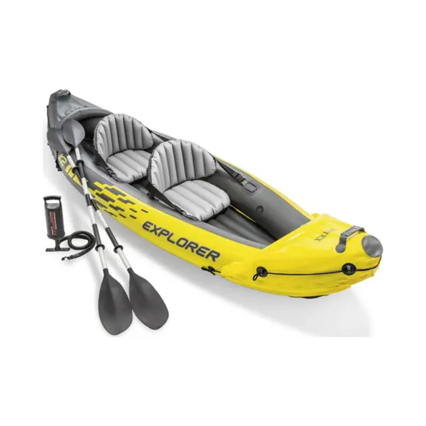 Intex Explorer K2 2 person(s) Grey, Yellow Polyvinyl chloride (Pvc) Inflatable kayak thumbnail