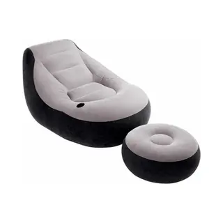 Intex 68564NP Aufblasbarer Lounge-Stuhl Grau
