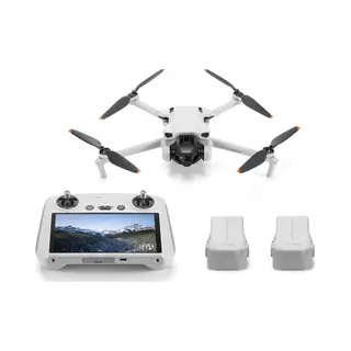 Dji Mini 3 Fly More Combo & Rc 4 propellers Quadcopter 12 Mp 3840 x 2160 Pixels 2453 mAh Grijs