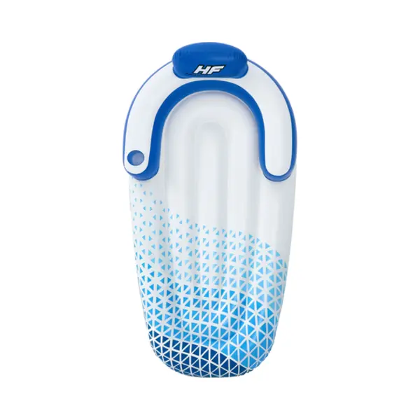 Bestway 43533 Aufblasbares Spielzeug für Pool & Strand Blau, Weiß Muster Schwimmender Lounge-Sessel thumbnail