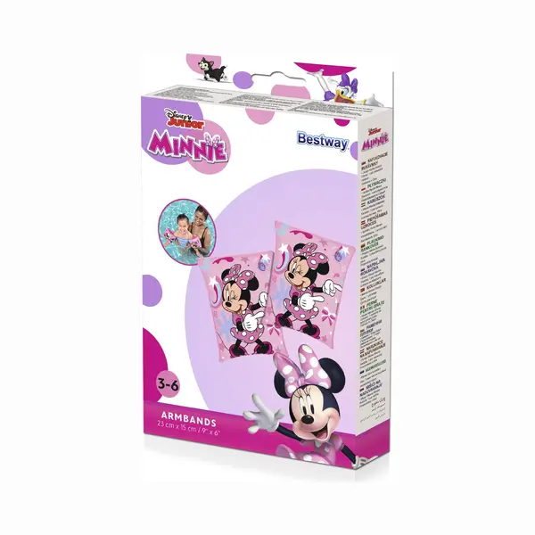 Bestway Disney Junior Minnie Mouse Aufblasbare Armreifen thumbnail