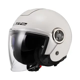 LS2, Jet-Motorradhelm Classy Solid Gloss White, M