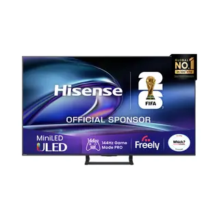 Hisense 65" E8QTUK MiniLED 144Hz Smart Ai Tv with Freely