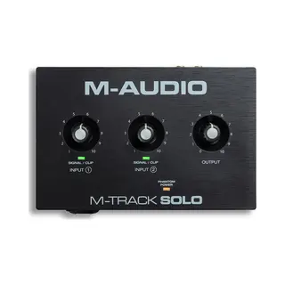 M-Audio M-Track Solo (Usb), Audio-interface, Zwart