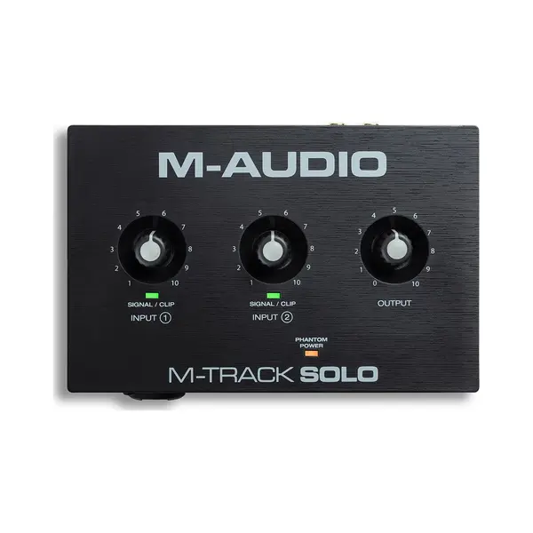 M-Audio M-Track Solo (Usb), Audio-interface, Zwart thumbnail