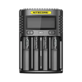 Nitecore UMS4 Akkuladegerät Haushaltsbatterie Gleichstrom