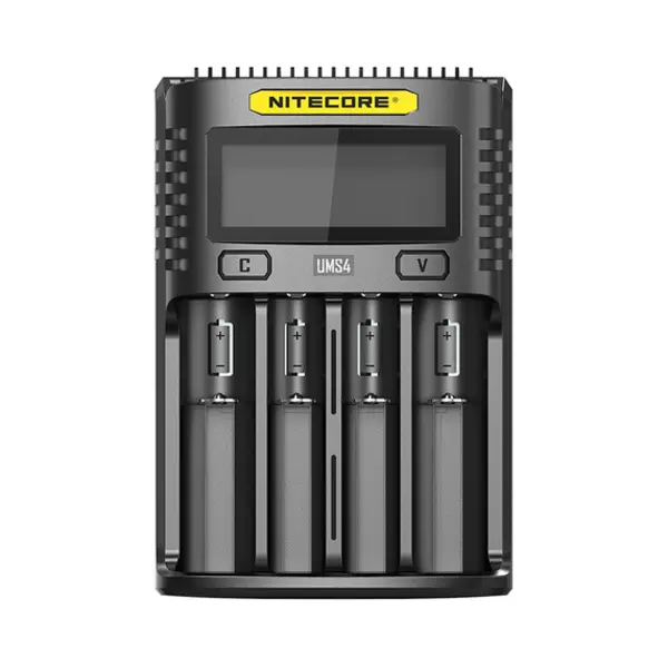 Nitecore UMS4 Akkuladegerät Haushaltsbatterie Gleichstrom thumbnail