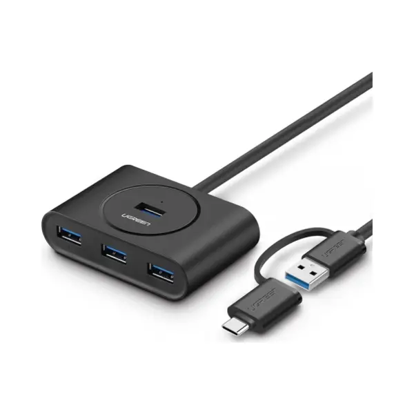 Ugreen 40850 Schnittstellen-Hub Usb 3.2 Gen 2 (3.1 Gen 2) Typ-A 5000 Mbit/s Schwarz thumbnail