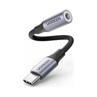 Ugreen 80154 Mobiltelefonkabel Schwarz, Grau Usb C 3,5mm