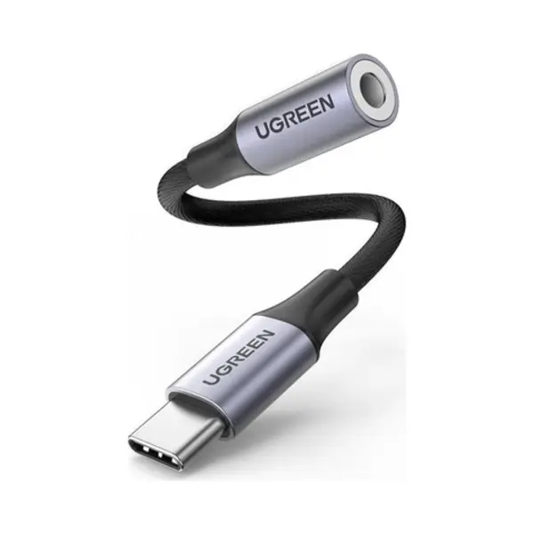 Ugreen 80154 mobiele telefoonkabel Zwart, Grijs Usb C 3.5mm thumbnail
