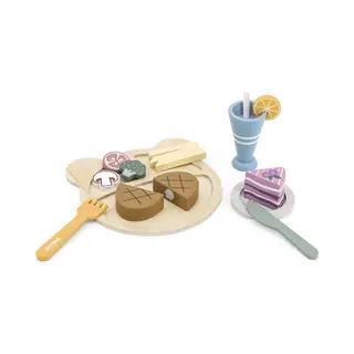 PolarB - Houten Lunchset - Houten Eetset - Houten Speelgoed Vanaf 18+ Maanden