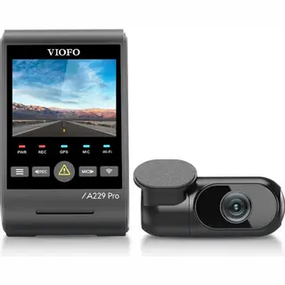 Viofo A229 Pro 2CH - 4K Dual Dashcam - Met Gratis Cpl Filter In Verpakking