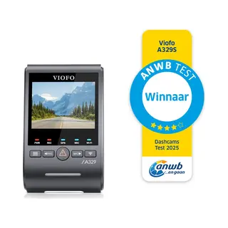 Viofo A329S 1CH - 4K 60FPS Dashcam - Inclusief Cpl Filter - 2025