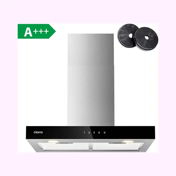 Ciarra Wandhaube 60cm Wand-Kaminhaube A+++ 650m³/h Umluft & Abluft CBCS6102 60cm Wand-Kaminhaube A+++ 650m³/h Umluft & Abluft CBCS6102, thumbnail
