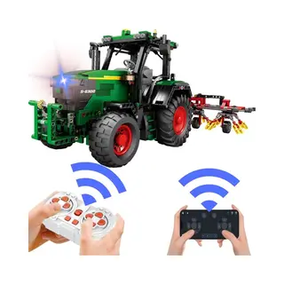Reobrix Technic Tractor, Traktor-Spielzeug Für Kinder, Bauernhof-Set, Klassisches Bauernhofspielzeug Für Kinder, Ab 14 Jahren Landwirtschaft,