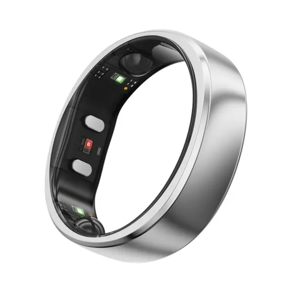 RingConn Gen 2 Air Nee Slimme ring met activiteitentracker IP68 Zilver thumbnail