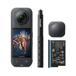 Insta360 X5 Starter Bundle actiesportcamera 72 Mp 8K Ultra Hd 25,4 / 1,28 mm (1 / 1.28") Wifi 1,14 kg
