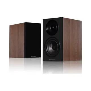 Wharfedale Diamond 12.1i Compact 2 Way Standmount Bookshelf Speakers Pair - Walnut