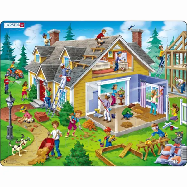 Larsen Maxi Het huis 62 stukjes thumbnail