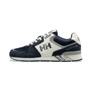 Helly Hansen For Man. 11994 Anakin Navy Leather Trainers (45), Flat, Laces, Casual