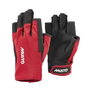 Musto Essential Zeilhandschoenen 2.0 Open Vinger Rood, Maat L