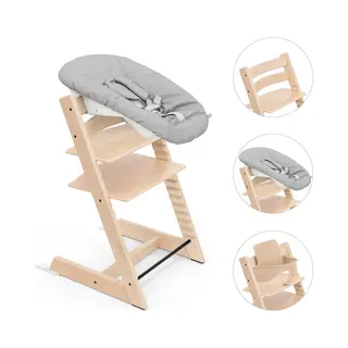 Set | Kinderstoel Stokke® Tripp Trapp® Natural + Newbornset + Babyset
