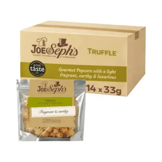 Joe & Seph Olive Oil Truffle Oil & Truffle Salt Popcorn Standard Pouch 14 X 33g