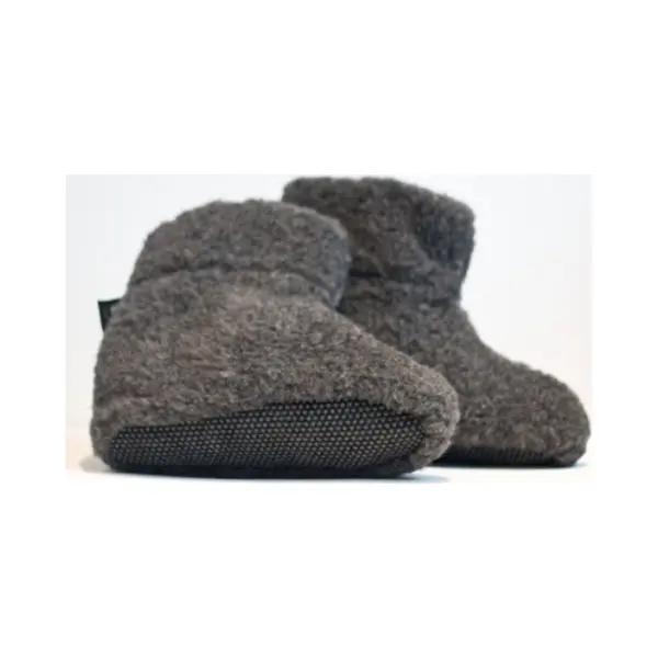 Natura Norway Norway Natura Merino Wollen Sloffen - Dames / Heren - Antislip - Donkergrijs - Maat 37/38 thumbnail