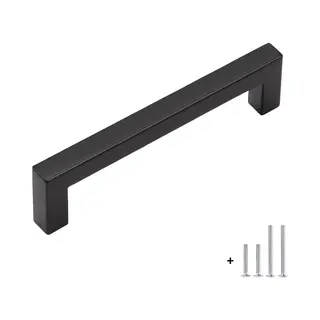 Hoexs Handgreep Zwart 14 Cm - Handgrepen Keukenkastjes - Meubelhandvat - Handgrepen