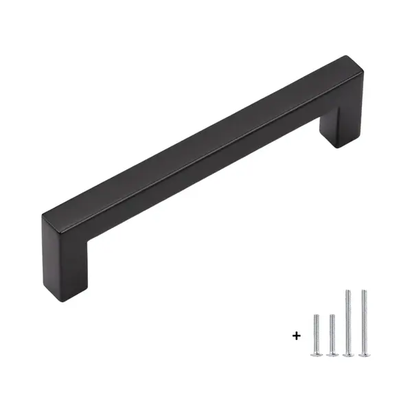 Hoexs Handgreep Zwart 14 Cm - Handgrepen Keukenkastjes - Meubelhandvat - Handgrepen thumbnail
