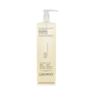Giovanni Cosmetics Tea Tree Triple Treat Invigorating Shampoo, 24 Oz