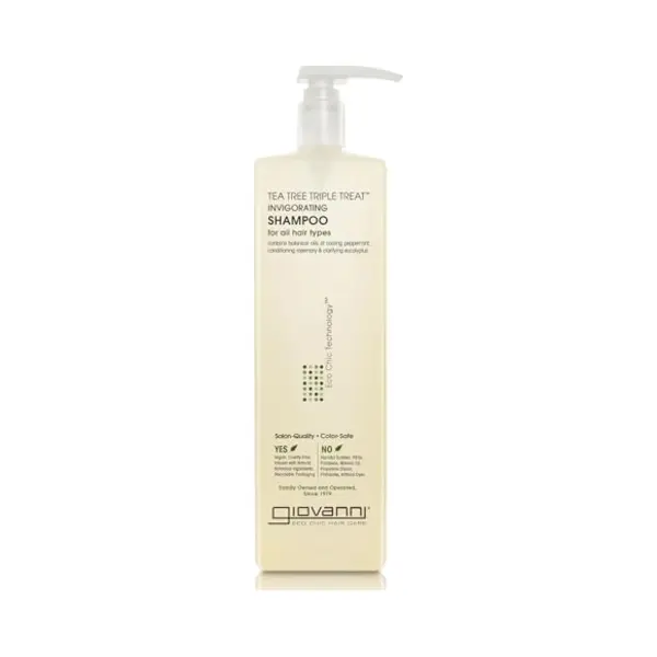 Giovanni Cosmetics Tea Tree Triple Treat Invigorating Shampoo, 24 Oz thumbnail